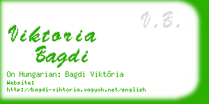 viktoria bagdi business card